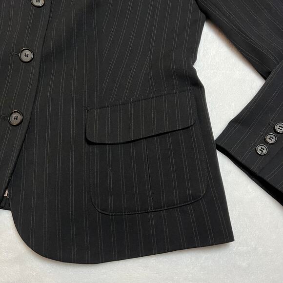 Style & Co. Stripe Stretch Blazer Size 16 Office Professional Workwear Career - Picture 5 of 7